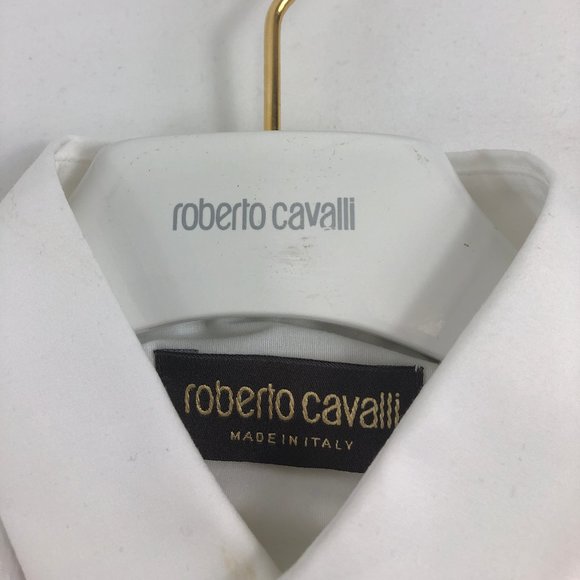Roberto Cavalli Boy's Camicia Popeline & Operato T - Picture 6 of 6